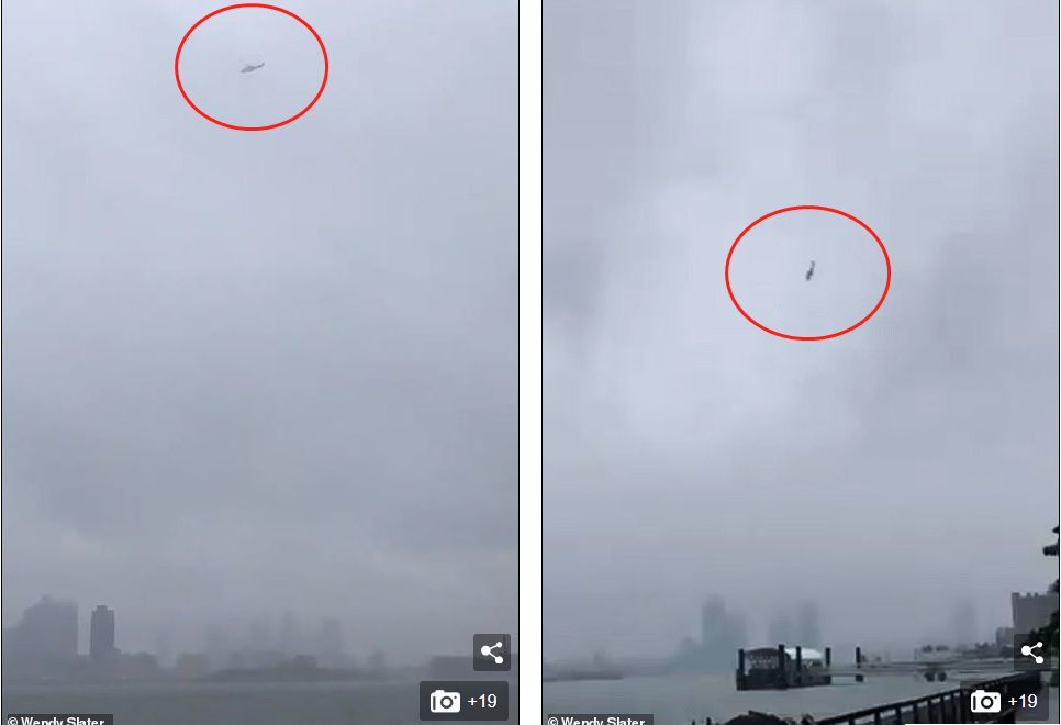 突发! 一架飞机撞上纽约摩天大楼 场面堪比911 全城警笛轰鸣 黑烟密布