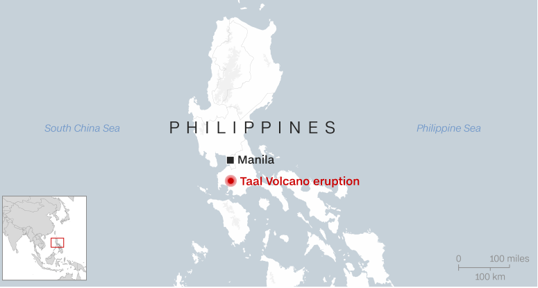 恐怖! 旅游胜地火山爆发 引发75场地震 30万人紧急撤离 现场如同末日!