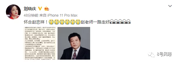 赵忠祥患鳞癌去世! 腿疼就医查出晚期 10亿遗产不给儿子全给他!