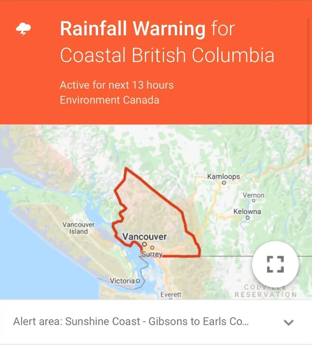 预警! 暴雨淹了大温 这周末又要下雪! 气温回落零下 你准备好了吗?