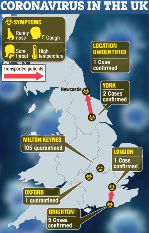 法国出现首例死亡 英国8架飞机千人隔离 欧洲也要沦陷了
