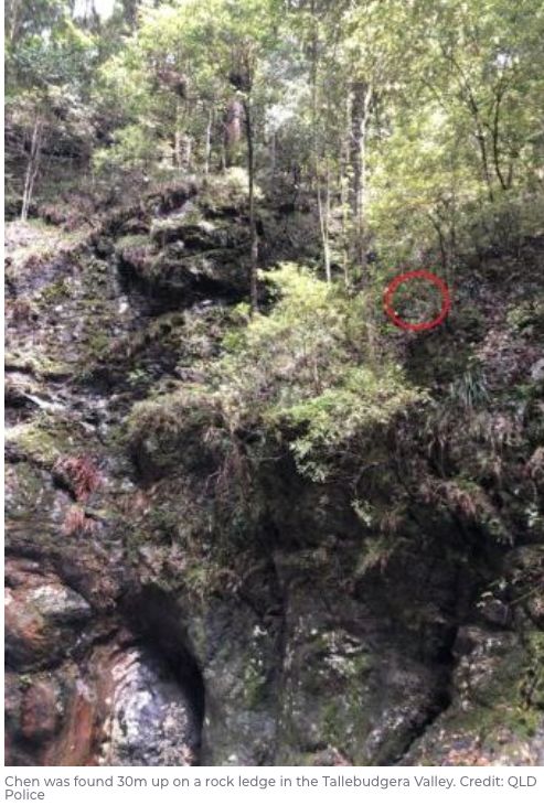 华人美女旅游胜地失踪 5天住山洞喝溪水 竟奇迹生还!