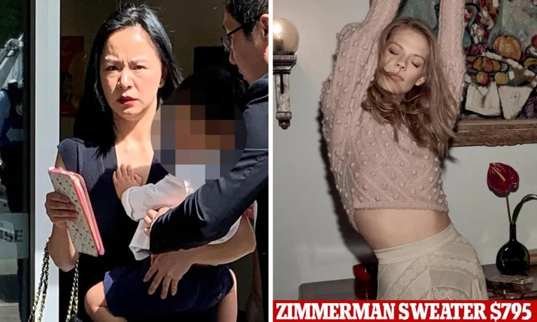 丢人! 华人阔太开奥迪 背香奈儿 却在商场狂偷毛衣 老公全程不管!