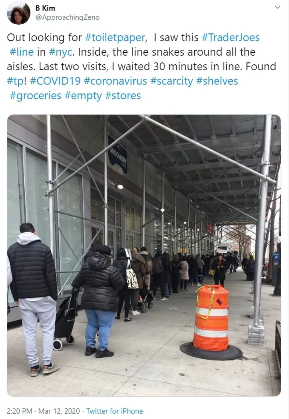 总理老婆确诊吓坏大温民众! Costco沃尔玛被攻陷 卫生纸饮用水全限购了!