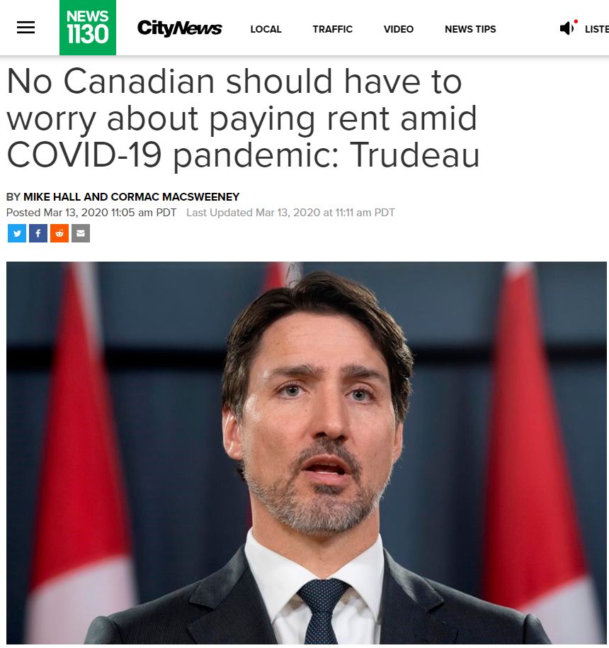 突发! 美国宣布国家紧急状态 加拿大限制出入境! 自家总理夫人确诊后 终于怕了...