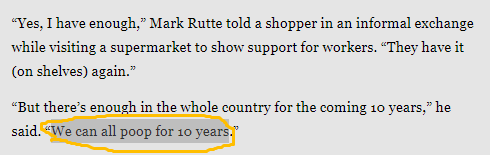 霸气! 全球疯抢厕纸 这国总理说: 我国卫生纸管够 尽情拉10年吧!