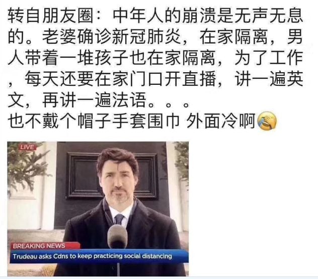 笑喷! 隔离中的海外网友太会玩了 在家憋成了网红 华人秒变小当家!