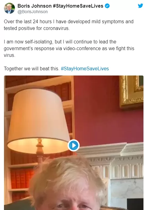 英国首相确诊! 全球媒体和网友都炸了 原来病毒最爱走高端路线…