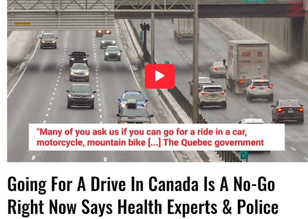 悲! 加拿大死亡破千 BC再发紧急令! 严禁居民开车兜风 别以为在车里就不会感染!