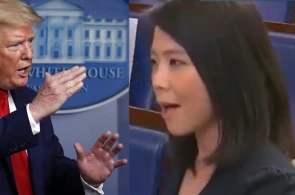 和特朗普正面刚的记者火了！华裔出身嫁美国总裁，老公浪漫又帅