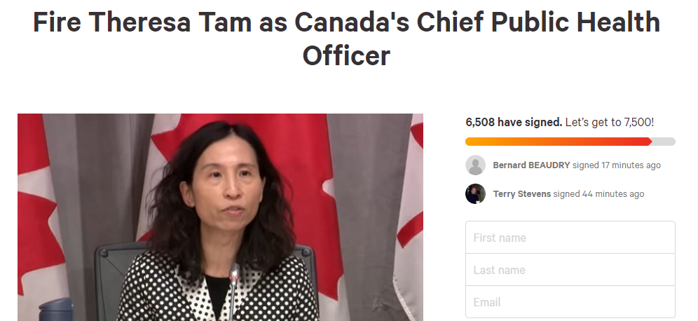 加拿大首席卫生官Theresa Tam是变性人?! 一则Facebook让全网炸锅了