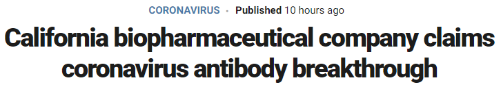重磅突发! 加拿大批准了 首个新冠疫苗即将进行人体试验! 胜利就在眼前！