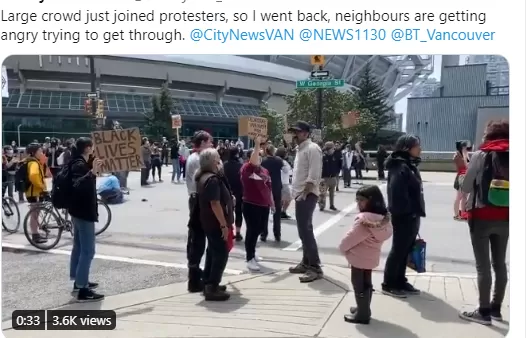 ​加拿大又爆游行! 温哥华抗议者封桥堵路要