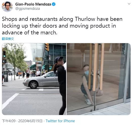 温哥华市中心瘫了! 游行再爆发 示威者肉身拦路 沿路商家紧急关店!