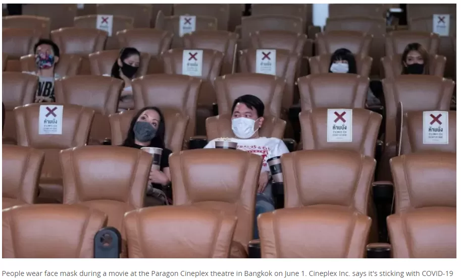 Cineplex下个月重开 戴口罩影响观影体验: 自己决定 不强制!