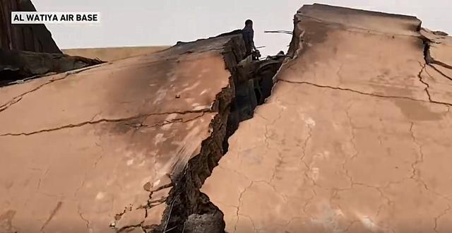 北非最大军事基地遭到9次精确空袭，雷达被完全摧毁