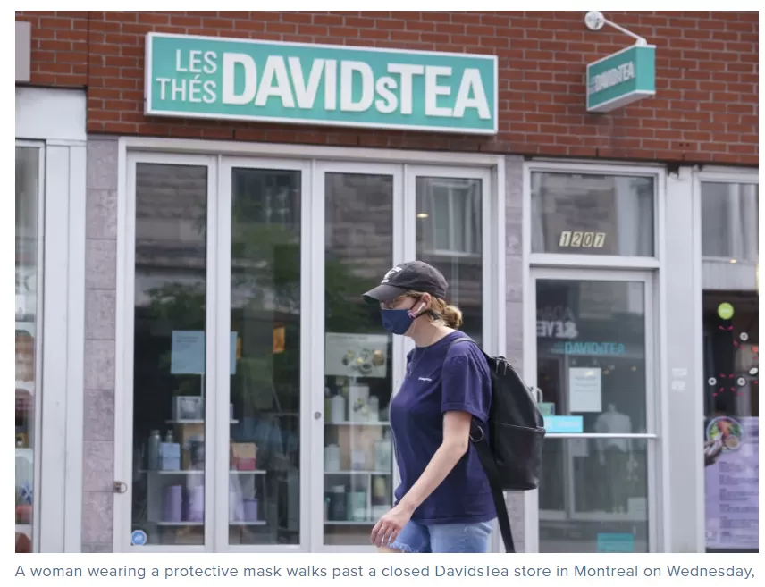 惨淡！David's Tea缴不出房租 30天内北美124家分店全关