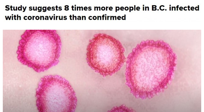 惊! BC实际感染人数可能是现在的8倍! 病毒正在社区蔓延 坐等爆发!
