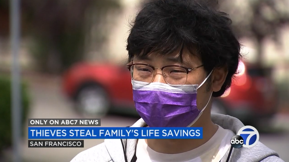 惨! 华人夫妇移民35年 毕生积蓄15分钟被偷光! 歹徒入室像