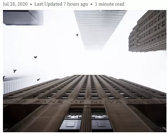 全国疫情反弹! Scotiabank员工远程办公至2021年