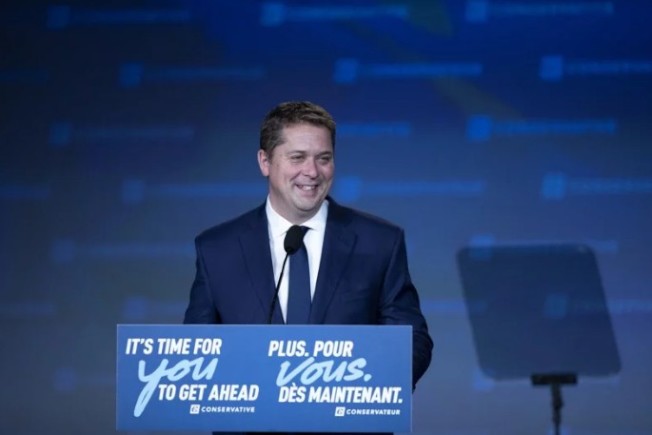 加拿大保守党将揭晓新党魁人选，共有4名候选人争取成为现任党魁谢尔（图）的接班人。 欧新社
