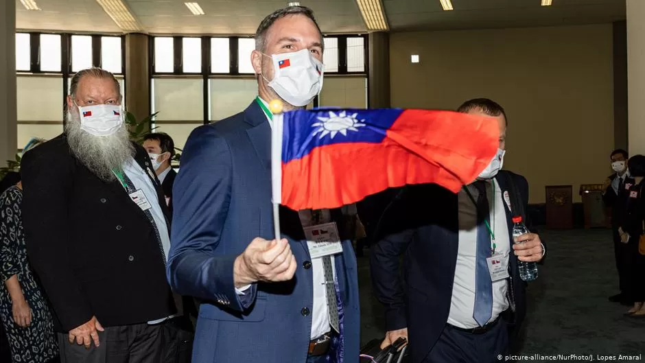 Taiwan Tschechische Delegation in eingetroffen