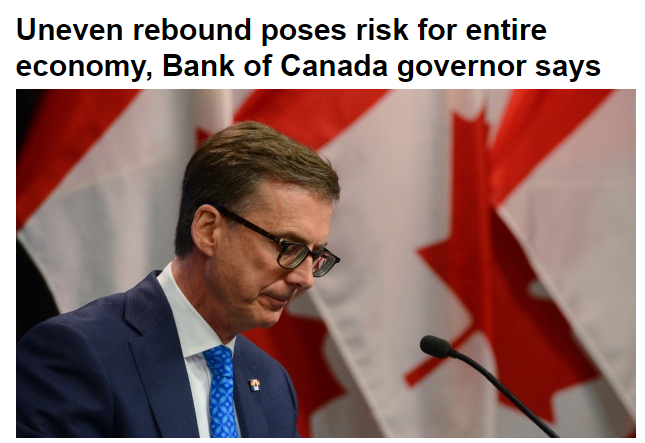 太难了! 三分之一加拿大女性想过离职 央行行长: 全国经济复苏缺少平衡!