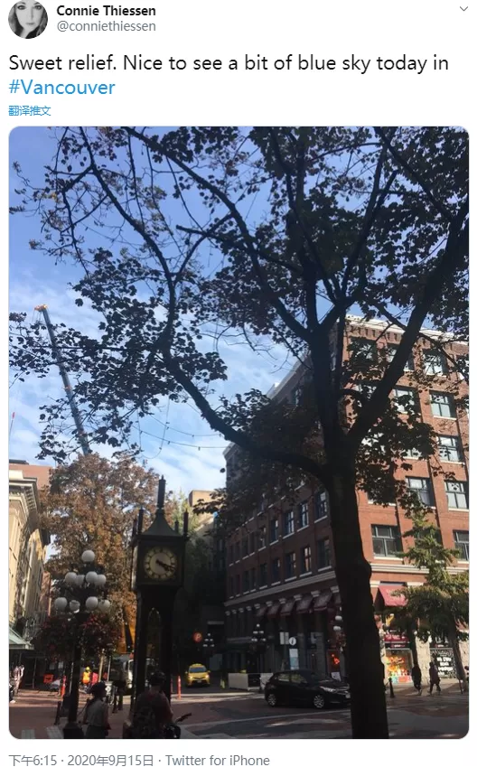 激动! 温哥华久违的蓝天重现 朋友圈沸腾! 好天气要回来了