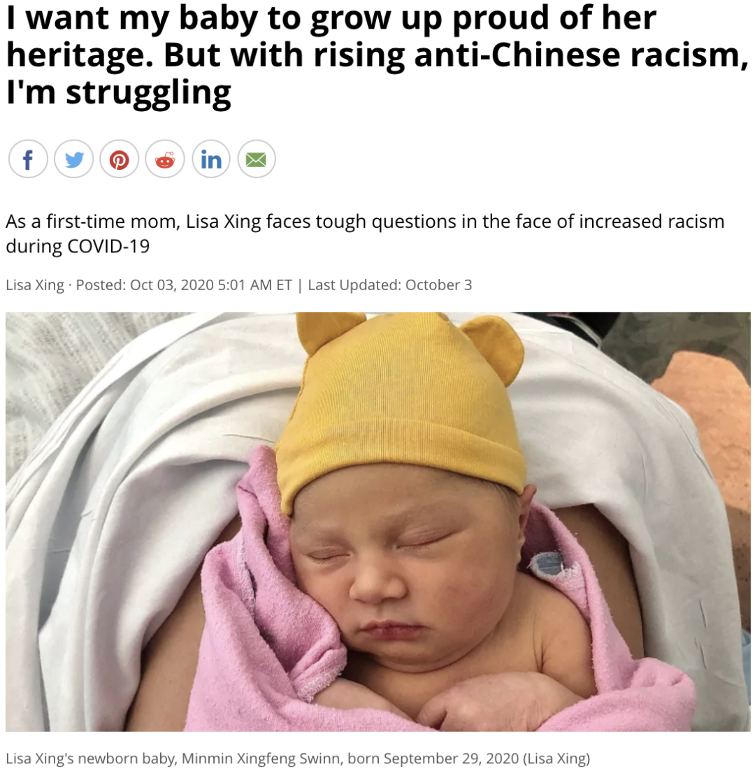 心酸! 加拿大华女嫁白人 生娃想起中文名竟遭反对: 孩子会被歧视的!