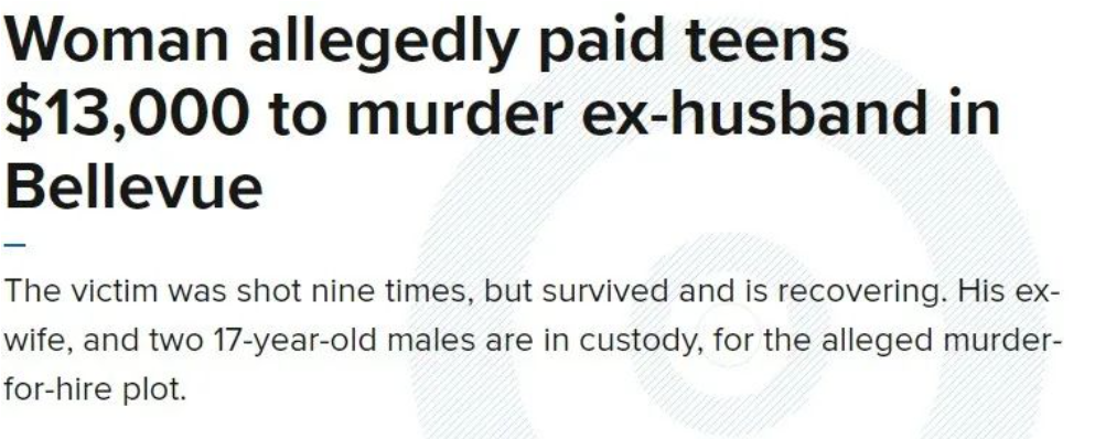 华裔中年男娶白人美女 身中9枪差点没命! 竟是小18岁妻买凶杀人