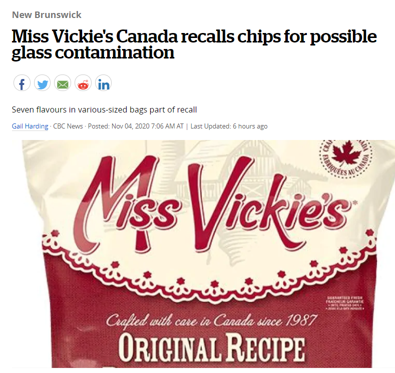 警惕! Costco网红薯片出事 全加拿大紧急召回 家里有的赶紧扔!