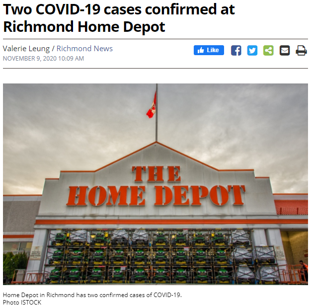 突发! 大温两家大统华爆确诊 列治文Home Depot 高贵林宜家全沦陷!