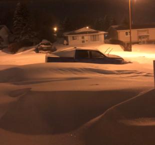 超强暴风雪席卷加拿大 一夜吞没全城 出门买菜需