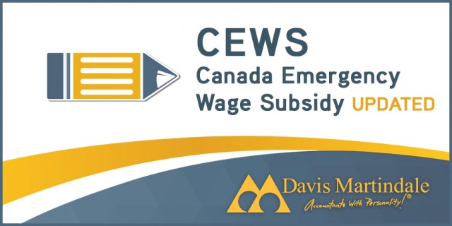 UPDATE – CEWS Extension - Davis Martindale