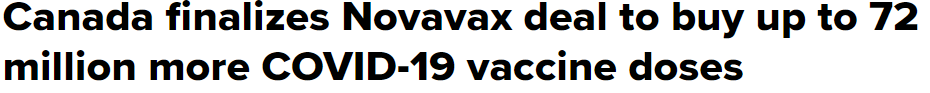 突发! Novavax疫苗宣布 对英国变种有效率超85%! 加拿大抢订 股价狂涨! 新闻 第4张