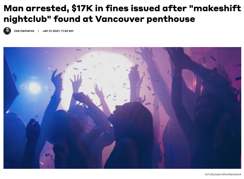 疯了! 温哥华78人不戴口罩 在$300万顶层公寓开派对! 绝景豪宅被挤爆! 屋主被捕后的反应激怒网友 社会 第2张