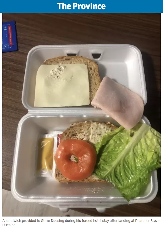 惊! 小伙爆料加拿大酒店集中隔离生活: 像囚犯 食物烂 不住就要进监狱 好多人都哭了
