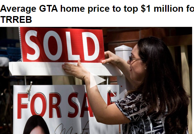 惊人! 多伦多房市销售飙升 所有房屋平均价格逼近100万! 新闻 第3张