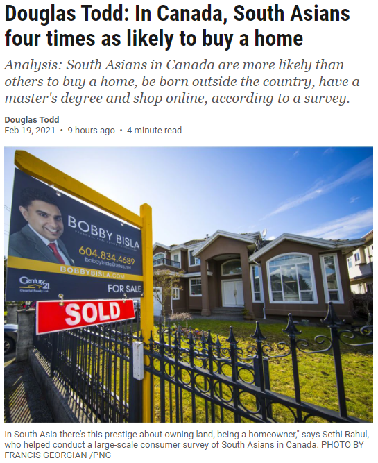 惊! 加拿大这些人和华人一样爱买房 购房可能性是普通人4倍 原因竟是... 地产 第1张