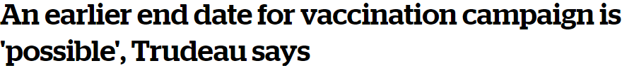 突发! 特鲁多激动宣布 多项疫情补贴延长 全加疫苗接种要提前完成!
