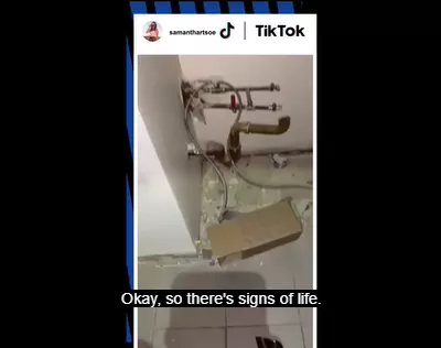 恐怖! 家里莫名阴风阵阵 妹子扒开镜子后吓呆 里面竟藏着一套房! 太诡异了 生活 第15张