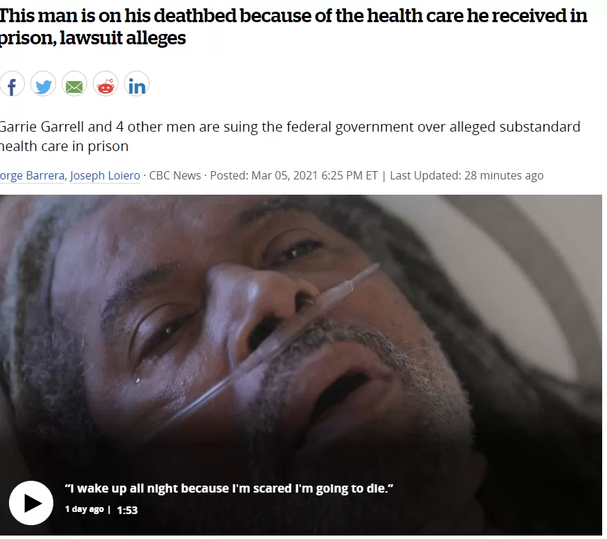 太惨! 加拿大男子求医被拒 被嘲笑还不给药 如今只剩几周可活! 新闻 第1张