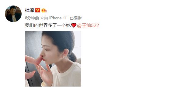 升级当爸！杜淳官宣得女：我们的世界多了一个她 