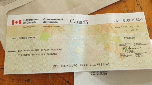 Canadian family living in New Zealand receives COVID-19 benefit cheque addressed to dead daughter CTV News