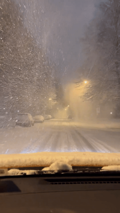 “雷霆暴雪”狂袭美加 1.2米大雪全城瘫痪 电闪雷鸣 整夜无眠 加拿大涩涩发抖
