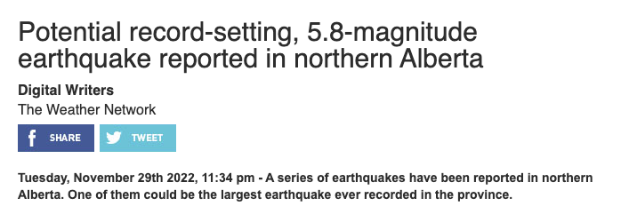 史上最强! BC省旁连发3次地震 高达5.8级! 居民爬着楼梯被震摔!