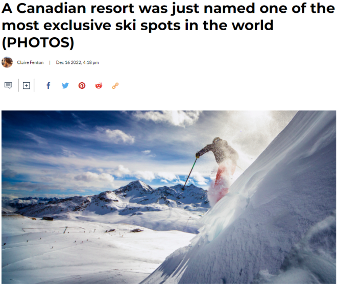 加拿大著名滑雪村全球出名：因为房价太贵！华人“帮大忙”!