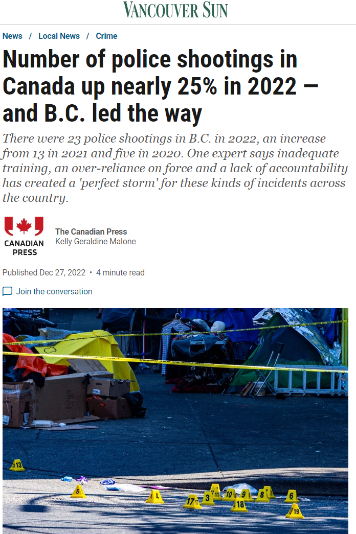 突发! 加拿大1名警察遭枪杀身亡 枪手携武器逃走! 公众被警告"就地避难"!