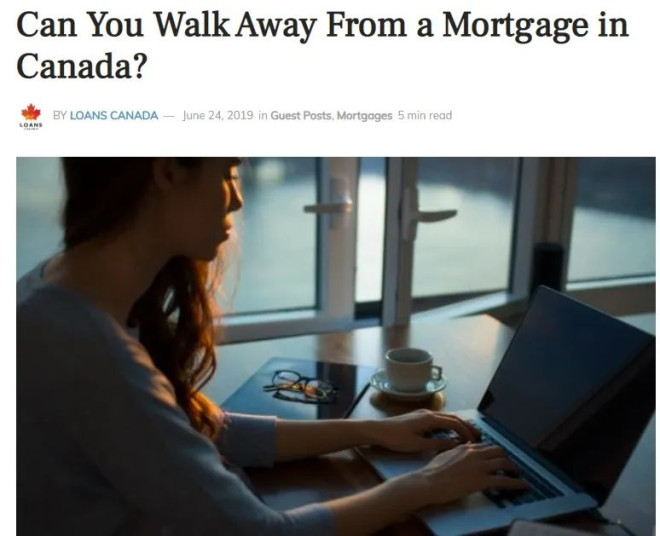月供飙升，加拿大贷款者可以放弃抵押贷款吗？