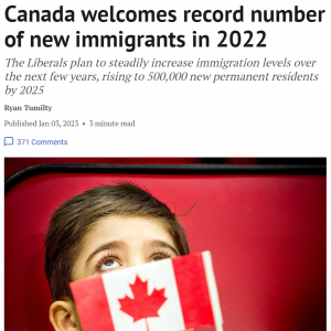 加拿大抢人! 2022移民人数创纪录 这类签证只要20天 中国可优先; 11个签证中心全部恢复